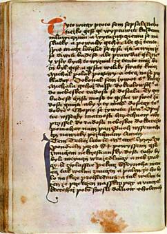 Závěr zápisu o smrti kněze Michala roku 1480