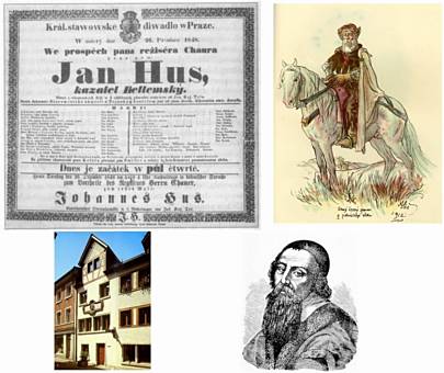 Mistr Jan Hus a Jan Amos Komenský