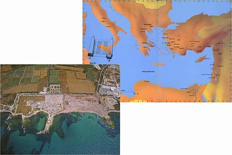 Archeologické vykopávky přístavu Caesareje Přímořské