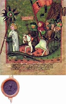 Jan Žižka z Trocnova a Žižkova pečeť s kalichem